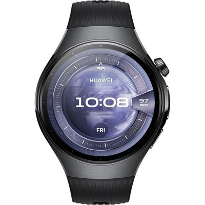 Huawei WATCH 5 (46 mm), cassa in acciaio inox 316L e cinturino nero. Compatibile con iOS e Android e chiamate E-sim (55020EWB) Huawei WATCH 5 (46 mm), cassa in acciaio inox 316L e cinturino nero. Compatibile con iOS e Android e chiamate E-sim (55020EWB)