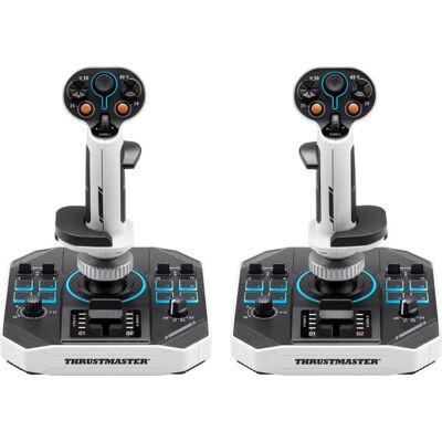 Thrustmaster Sol-R 2 HOSAS Space Sim Duo Nero, Bianco USB Flightstick Analogico/Digitale PC (2960939) Thrustmaster Sol-R 2 HOSAS Space Sim Duo Nero, Bianco USB Flightstick Analogico/Digitale PC (2960939)