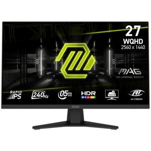 MSI MAG 274QFDE X24 (68.6 cm (27 Zoll), schwarz, WQHD, Rapid-IPS, HDR, Adaptive-Sync, 240Hz Panel) (9S6-3CE41H-018) MSI MAG 274QFDE X24 (68.6 cm (27 Zoll), schwarz, WQHD, Rapid-IPS, HDR, Adaptive-Sync, 240Hz Panel) (9S6-3CE41H-018)