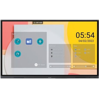 Sharp PN-L862B lavagna interattiva 2,18 m (86") 3840 x 2160 Pixel Touch screen Nero (PNL862B) Sharp PN-L862B lavagna interattiva 2,18 m (86") 3840 x 2160 Pixel Touch screen Nero (PNL862B)