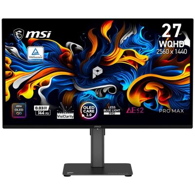 MSI PRO MAX 271QPX14G Monitor PC 67,3 cm (26.5") 2560 x 1440 Pixel Quad HD QD-OLED Nero (PROMAX271QPX14G) MSI PRO MAX 271QPX14G Monitor PC 67,3 cm (26.5") 2560 x 1440 Pixel Quad HD QD-OLED Nero (PROMAX271QPX14G)
