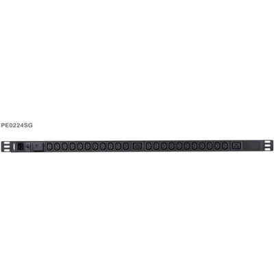 Aten PE0224SG unità di distribuzione dell'energia (PDU) 24 presa(e) AC Nero (PE0224SG-AT-G) Aten PE0224SG unità di distribuzione dell'energia (PDU) 24 presa(e) AC Nero (PE0224SG-AT-G)