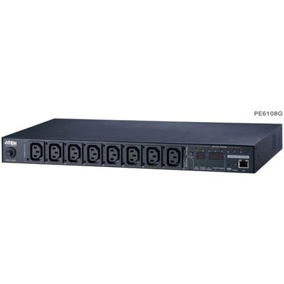 Aten PE6108G-ATA-G unità di distribuzione dell'energia (PDU) 8 presa(e) AC Nero Aten PE6108G-ATA-G unità di distribuzione dell'energia (PDU) 8 presa(e) AC Nero