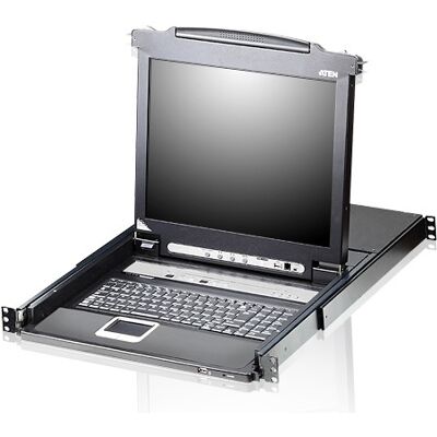 Aten CL5708M console a rack 43,2 cm (17") 1280 x 1024 Pixel Metallo, Plastica Nero 1U (CL5708M GB) Aten CL5708M console a rack 43,2 cm (17") 1280 x 1024 Pixel Metallo, Plastica Nero 1U (CL5708M GB)