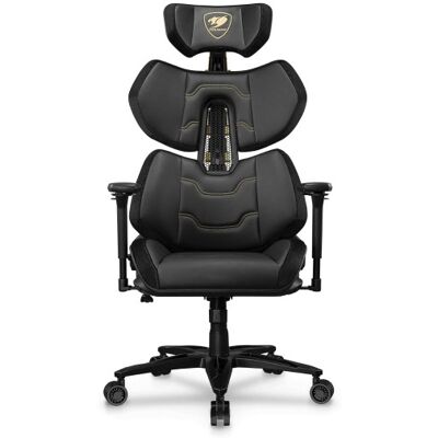 COUGAR Terminator Elite Gold Sedia da gaming per PC Seduta imbottita Nero, Oro (CGR-TRE-GLB) COUGAR Terminator Elite Gold Sedia da gaming per PC Seduta imbottita Nero, Oro (CGR-TRE-GLB)