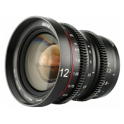 Meike obiettivo Cine T2.2 da 12 mm Micro Quattro Terzi Meike obiettivo Cine T2.2 da 12 mm Micro Quattro Terzi