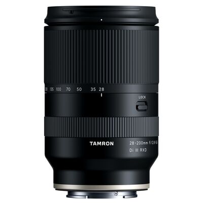 Tamron 28-200 mm f/2,8-5,6 Di III RXD Sony attacco FE Tamron 28-200 mm f/2,8-5,6 Di III RXD Sony attacco FE