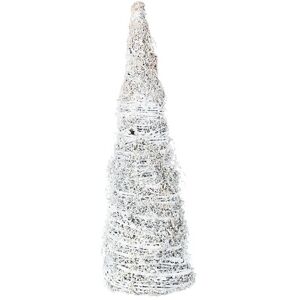 Decorazioni natalizie Cono Forest Bianco H40 di Bizzotto - Pronte per le feste Decorazioni natalizie Cono Forest Bianco H40 di Bizzotto - Pronte per le feste
