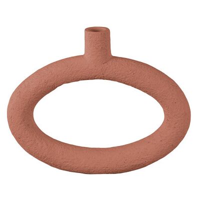 Vaso Arancione Present Time Ring - Contenitore decorativo per fiori Vaso Arancione Present Time Ring - Contenitore decorativo per fiori