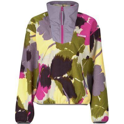 Columbia Felpa SEQUOIA GROVE PRINTED HALF ZIP Verde XS Columbia Felpa SEQUOIA GROVE PRINTED HALF ZIP Verde XS