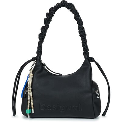Desigual Borsa a spalla HALF LOGO MONTVILLE Nero Unica Desigual Borsa a spalla HALF LOGO MONTVILLE Nero Unica