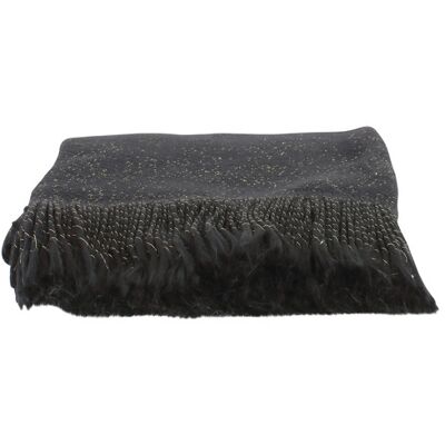 Sema Plaid, coperte ARTIGE Nero 130x150 cm Sema Plaid, coperte ARTIGE Nero 130x150 cm
