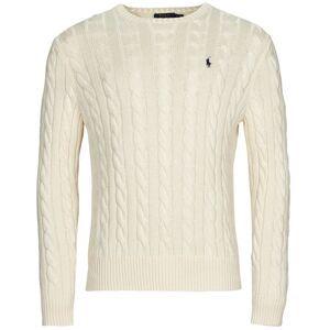 Maglione Polo Ralph Lauren PULL COL ROND EN MAILLE TORSADEE Beige S Maglione Polo Ralph Lauren PULL COL ROND EN MAILLE TORSADEE Beige S