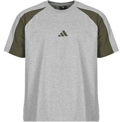 T-shirt Adidas Essential Colorblock Grigio - Abbigliamento Sportivo T-shirt Adidas Essential Colorblock Grigio - Abbigliamento Sportivo