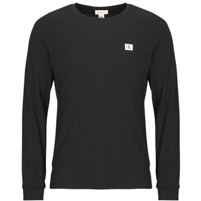 Calvin T-shirts a maniche lunghe LS WAFFLE BADGE CREWNK TEE Nero M Calvin T-shirts a maniche lunghe LS WAFFLE BADGE CREWNK TEE Nero M