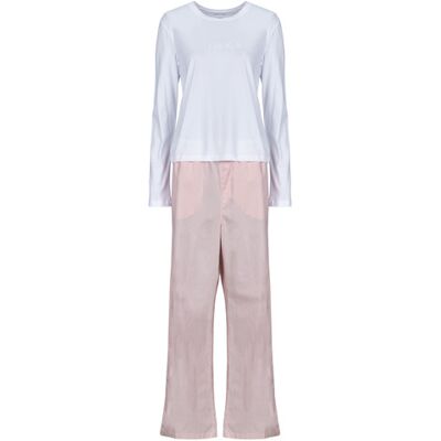 Calvin Completi pigiami LS PANT SET Rosa L Calvin Completi pigiami LS PANT SET Rosa L