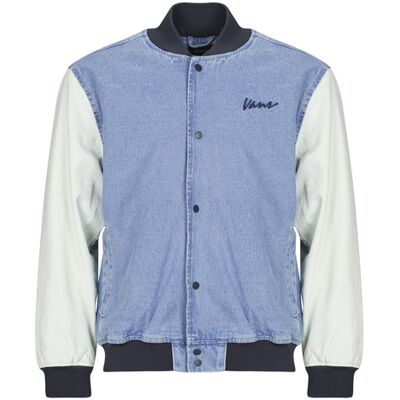 Vans Giubbotto Denim Baseball Jacket Blu L Vans Giubbotto Denim Baseball Jacket Blu L