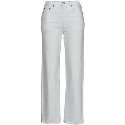 Levis Jeans RIBCAGE STRAIGHT ANKLE Bianco 31 / 29 Levis Jeans RIBCAGE STRAIGHT ANKLE Bianco 31 / 29