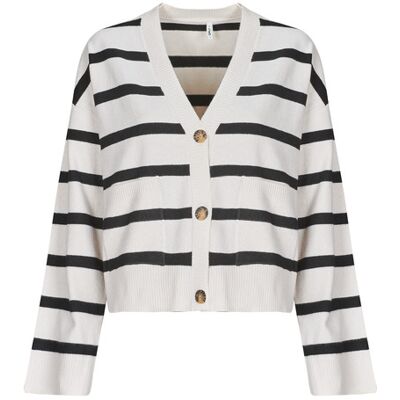 Only Gilet / Cardigan ONLAMA Bianco XL Only Gilet / Cardigan ONLAMA Bianco XL