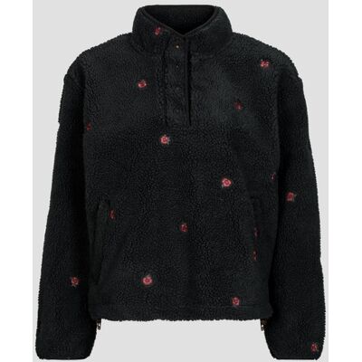 Levis Felpa KASEY SHERPA PULLOVER OW Nero XS Levis Felpa KASEY SHERPA PULLOVER OW Nero XS