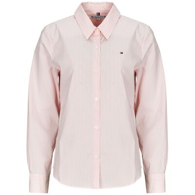 Camicia Tommy Hilfiger ESS POPLIN REGULAR SHIRT Rosa 42 Camicia Tommy Hilfiger ESS POPLIN REGULAR SHIRT Rosa 42