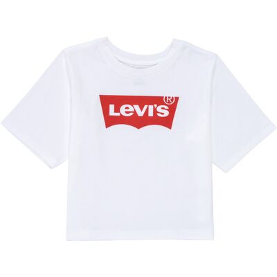 Levis T-shirt LIGHT BRIGHT HIGH RISE TOP Bianco 16 anni Levis T-shirt LIGHT BRIGHT HIGH RISE TOP Bianco 16 anni