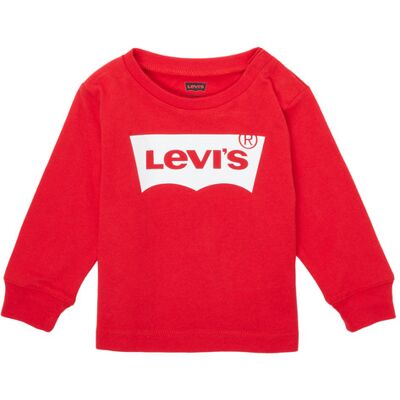 Levis T-shirt L/S BATWING TEE Rosso 6 mesi Levis T-shirt L/S BATWING TEE Rosso 6 mesi