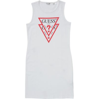 Guess Abito corto CANCA Bianco 14 ans Guess Abito corto CANCA Bianco 14 ans