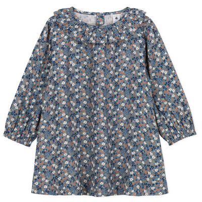Petit Bateau Abito corto CELESTA Blu 6 anni Petit Bateau Abito corto CELESTA Blu 6 anni