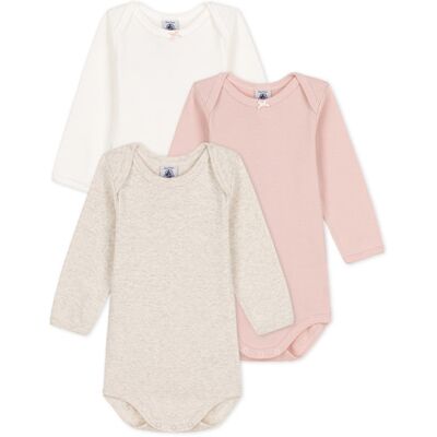 Petit Bateau Body bambino LOT 3 BODY Multicolore 6 mesi Petit Bateau Body bambino LOT 3 BODY Multicolore 6 mesi