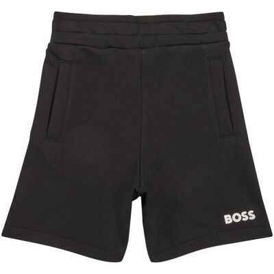 Pantaloni corti BOSS J24816-09B-C Nero 10 anni Pantaloni corti BOSS J24816-09B-C Nero 10 anni