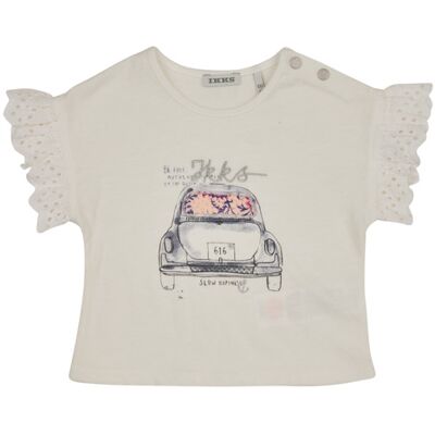 Ikks T-shirt XW10020 Bianco 6 mesi Ikks T-shirt XW10020 Bianco 6 mesi