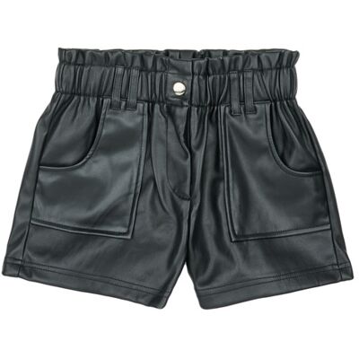 Only Shorts KOGSTEPHANIE FAUX LEATHER SHORTS CS OTW Nero 11 anni Only Shorts KOGSTEPHANIE FAUX LEATHER SHORTS CS OTW Nero 11 anni
