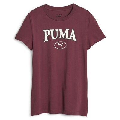 T-shirt Puma Viola per Ragazze - Squad Grafico - Abbigliamento Casual T-shirt Puma Viola per Ragazze - Squad Grafico - Abbigliamento Casual