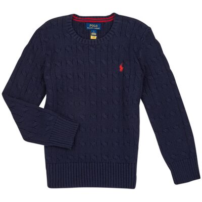 Maglione bambino Polo Ralph Lauren LS CABLE CN-TOPS-SWEATER Marine 18 / 20 anni Maglione bambino Polo Ralph Lauren LS CABLE CN-TOPS-SWEATER Marine 18 / 20 anni