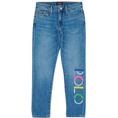 Jeans Slim Polo Ralph Lauren PAMINASLMBF-JEANS-BOYFRIEND Blu 14 anni Jeans Slim Polo Ralph Lauren PAMINASLMBF-JEANS-BOYFRIEND Blu 14 anni