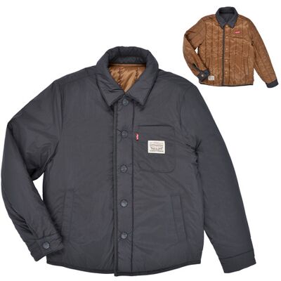 Levis Piumino LVB REVERSIBLE QUILTED SHACKET Nero 6 anni Levis Piumino LVB REVERSIBLE QUILTED SHACKET Nero 6 anni