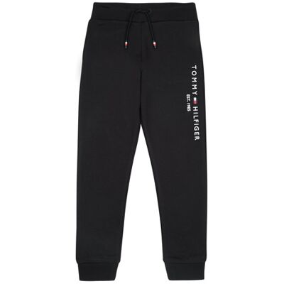 Pantaloni Sportivi Tommy Hilfiger ESSENTIAL SWEATPANTS Nero 16 anni Pantaloni Sportivi Tommy Hilfiger ESSENTIAL SWEATPANTS Nero 16 anni