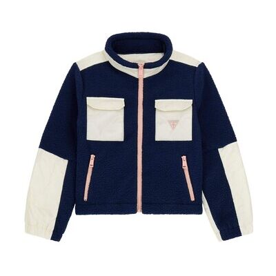 Guess Felpa bambina POLAR FLEECE LS PADDED JACKET Marine 14 ans Guess Felpa bambina POLAR FLEECE LS PADDED JACKET Marine 14 ans