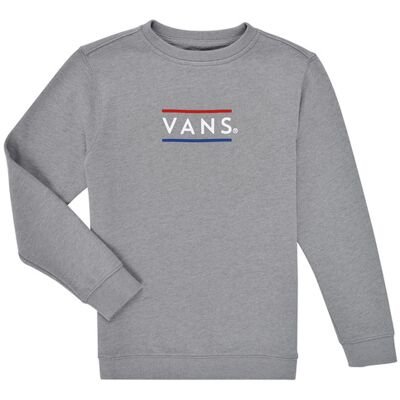 Felpa unisex bambino Vans Half Box Crew Grigia Felpa unisex bambino Vans Half Box Crew Grigia