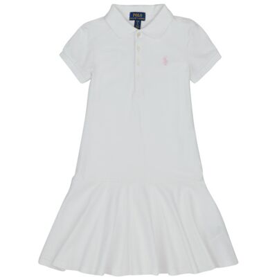 Abito corto Polo Ralph Lauren POLO DRESS-DRESSES-KNIT Bianco 16 anni Abito corto Polo Ralph Lauren POLO DRESS-DRESSES-KNIT Bianco 16 anni