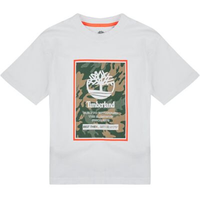 Timberland T-shirt T60427 Bianco 12 anni Timberland T-shirt T60427 Bianco 12 anni
