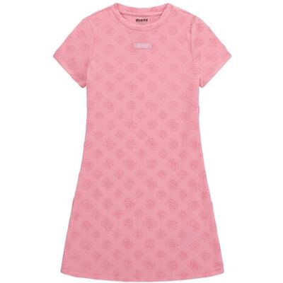 Guess Abito corto SS DRESS Rosa 12 ans Guess Abito corto SS DRESS Rosa 12 ans