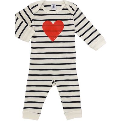 Petit Bateau Completi pigiami BERLIN Bianco 24 mesi Petit Bateau Completi pigiami BERLIN Bianco 24 mesi