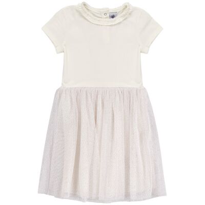 Petit Bateau Abito corto BOLL Bianco 4 anni Petit Bateau Abito corto BOLL Bianco 4 anni