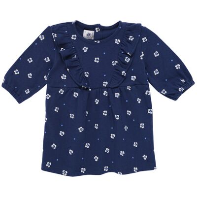 Petit Bateau Abito corto BANOU Marine 3 mesi Petit Bateau Abito corto BANOU Marine 3 mesi