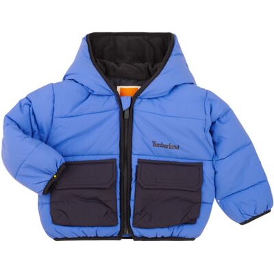 Timberland Piumino DOUDOUNE T60590 Blu 18 mesi Timberland Piumino DOUDOUNE T60590 Blu 18 mesi