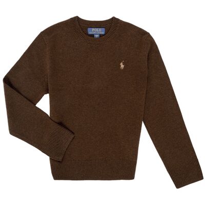 Maglione bambina Polo Ralph Lauren LS CN TONAL-SWEATER-PULLOVER Marrone 8 / 10 anni Maglione bambina Polo Ralph Lauren LS CN TONAL-SWEATER-PULLOVER Marrone 8 / 10 anni
