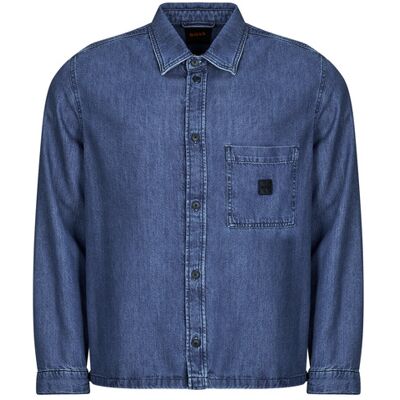 Overshirt BOSS Laredo- BO Blu L Overshirt BOSS Laredo- BO Blu L