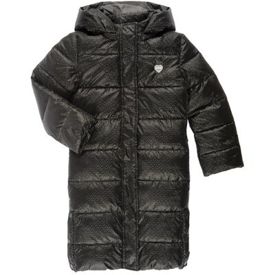 Guess Piumino HOODED LS LONG PADDED PUFFER Nero 14 ans Guess Piumino HOODED LS LONG PADDED PUFFER Nero 14 ans